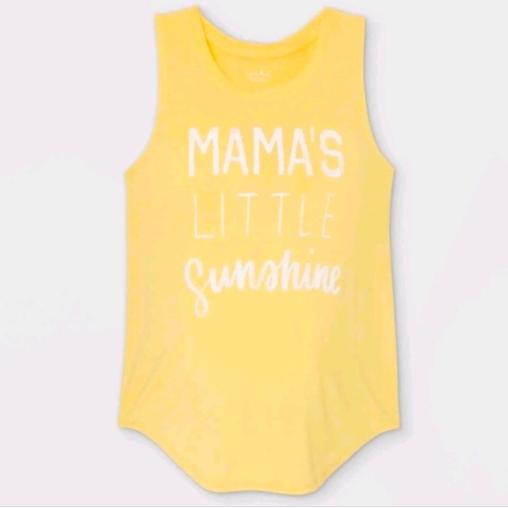 XL Isabel Maternity for Target Mama’s Little Sunshine Yellow Tank Top